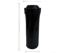 Rotating Pop-Up Sprinkler 70mm Height Adjustable 40-360 Degree Spray(B) | Wide 7.6-15.2m Coverage For Lawns And Sports Fields Robust Black Design 6-Point Threaded Connection
