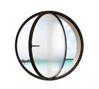 Rotating Porthole Window - Aluminum Alloy Round 360° Rotatable Ventilation for Nautical Decor - Flush Mount Design for Boats and Ships