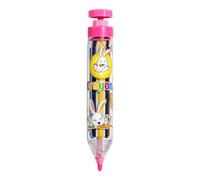 Rotating Press Crayon - 5.91 Inch Pencil | Anti-Slip Kids - Retractable Crayons 8 Colours for Boys Girls Kindergarten Drawing Art Indoor Home Travel Safe Creative Use