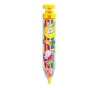 Rotating Press Crayons - 15 * 2.5CM 8 Colors | Anti-Slip Safe Art Pencil | Rotating Press Crayons | For Children Boy Girl Artists Travel Class Home School Indoor, Push Mechanism