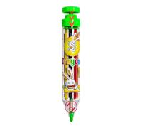 Rotating Press Crayons Gentle Anti-Slip Pencil Supplies | Rotating Press Crayons for Children Boy Girl Artists Travel Class Home School Indoor Green