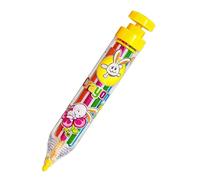 Rotating Pressure Crayons - 8 Color Rotatable Non Slip Drawing Pens, Smooth Colored Pencil Set, Washable Art Material, Professional Sketching Kit, Creative Tools for