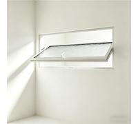 Rotating Privacy Basement Window Ventilation & Natural Light, Aluminum Alloy Frame for Bathroom, Shower, Shed, Garage, Toilet