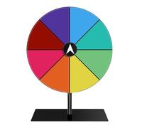 Rotating Prize Turntable,8-slot Rotation,Lottery Lucky Turntable,Lottery Desktop Toy,Rewritable Acrylic Lucky Wheel,Suitable for Party,Carnival,Trade Show Games