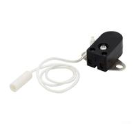 Rotating pull cord switch for use with wall, table, and floor lamps, constructed with PC/PA and alloy, rated 250V and 2A capacity for lighting systems