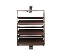 Rotating Pull-Out Shoe Rack, Adjustable Height Multi-Layer Cabinet, Space-Saving Vertical Organizer for Home Storage