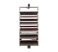 Rotating Pull-Out Shoe Rack, Height-Adjustable Shoe Cabinet, Space-Saving Multi-Layer Veal Shelf, 4 Tier Design for Home nizat