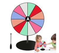 Rotating Reward Wheel - Spinner Holder Wheel | Spin Doodle Game Spinner | Wheels of Fortune Game | 12 Slots Rotating Colour Rotating Turn for Table or Floor