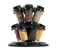 Rotating Se Rack nizer | 12 Jar Condiment Holder | Cabinet Se Rack for Home, Kitchen, Pantry, Refrirator, Dining Room, Apartment, Restaurant, RV