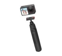 Rotating Selfie Stick Works with Multiple Action Cameras and Phones for Dynamic Photography Portable Travel Tripod Stand