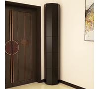 Rotating Shoe Rack 6/9/12/15 Levels Modern Simple Design for Entryway Closet Black 35cm Diameter 210cm HeightSpaceSaving Organizer Solution