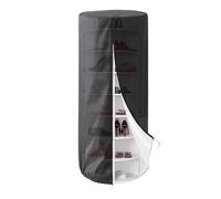 Rotating Shoe Rack Cover 420D Oxford Guard | Zipper Scratch-resistant Shoe Display Rack Cover for Rain Splash Dirt Outdoor Patio Living Room Entrance Apartment