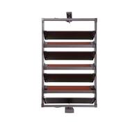 Rotating Shoe Rack with Adjustable Height and Pull-Out Storage, Stackable Organizer for Entryway and Cloakroom Space Saving (7 tier)