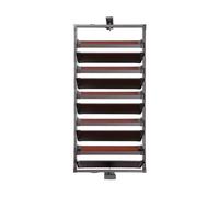 Rotating Shoe Rack with Adjustable Height and Pull-Out Storage, Stackable Organizer for Entryway and Cloakroom Space Saving