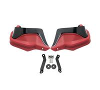 Rotating Side Mirrors Fit For HONDA NC750X DCT NC750S NC700X NC 750 X 2013-2023 Motorcycle Handguards Shield Guards Windshield Hand(Red Clear Set)