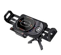 Rotating Smartphone Car Charging Holder, 12.99x7.6x7.3cm ABS PC Silicone Glass Wireless Charger Design, Accessories for Highways, City Driving, Taxi Services, Ride-Sharing