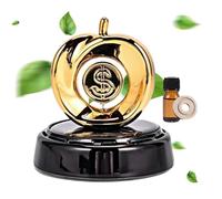 Rotating Solar Aromatherapy for Car, Solar Air Freshener for Car | Solar Rotating Car Oil Diffuser - Fruit Design Oil Diffuser, Ornament