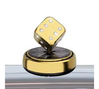 Rotating Solar - Dice-Shaped Dashboard Fragrance, Auto Air Scents, Odor Eliminator Ornament | Vehicle Scent Diffuser For Road Trip Truck Minivan Caravan Sedan Travel Interior Without Manual Intervent