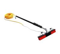 Rotating Solar Panel Cleaning Brush, Adjustable Long Handle Window Cleaner Kit with Water Supply, Professal Tools for Efficient Outdoor Cleaning