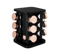 Rotating spice rack 12 containers BERLINGER HAUS BH-8559 BLACK ROSE