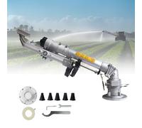 Rotating Sprayer with Zinc Alloy Construction, Adjustable Nozzle, Water-Saving Solution for Uniform Irrigation of Crops and Lawns, 360° Design