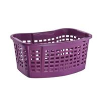 Rotating Stacking Basket 60 x 40 cm Laundry Basket Storage Basket Plastic Purple Robust