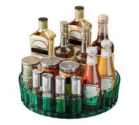 Rotating Storage Rack - Multipurpose Kitchen Countertop Organizer | Turnstile Tray For Condiments, Space Saving Kitchen Shelf For Home, Apartment You Guarantessan