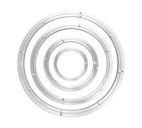 Rotating Swivel Plate Base, Lazy Susan Ball Bearing Swivel Plate 4 Pcs 5.5-8-10-12 in(10 Inches)