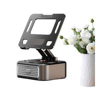 Rotating Tablet Stand Speaker - Adjustable Holder, Stereo Sound Design | 360 Degree Desk Mount With Audio For Tablet Support, Video Viewing, Music Play For Home, Office, Car Use