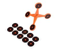 Rotating Target, 10 Sheets of Portable Reactive Paper | Toy Target with Automatic Reset, and - for Outdoor Games in the Yard Family Fun Camping