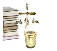 Rotating Tea Light Holder, Louis the Thirteenth Candle Holder | Steel Candle Holder for Valentine's Day in Restaurant