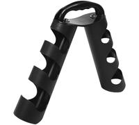 Rotating Three Tier Dumbbell Rack for Home Fitness Storage | PP Build, Stable Base, Black Finish, Holds Hand Weights Neatly in Compact Modern Setup