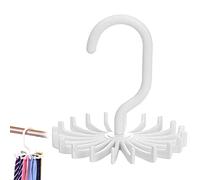 Rotating Tie Rack,Rotating Scarf Hanger Holder | Twirling Belt Hanger, Multipurpose Swivel Space Saving Organizer for Closet Storage
