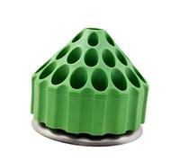 Rotating Tool Bit Organizers, Space Saving, 35 Hole, Green