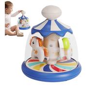 Rotating Toy - Squeeze & Spin Toy, Adorable Colorful Rotating Cause Effect Activity , Interactive Toys | 6.1 Inch, Tumble Top Spinner Toys For 2-4 Years Old
