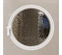 Rotating ventilation window,360° Rotating Round Glass Window - Tempered Porthole Design, Indoor Aluminum Frame for Ventilation, 40cm/15.7in, Stylish & Functional Home Décor