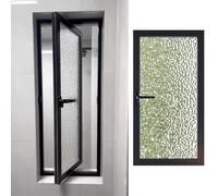 Rotating ventilation window,Vertical Rotating Window, 34"x9" Tempered Glass & Aluminum Frame for Barns, Chicken Coops, Decorative Sheds - Durable, Weather-Resistant, Easy Installation
