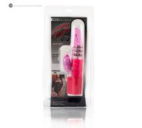 Rotating vibrator Baile Rabbit in pink color, Length 230 mm, Width 40 mm, Department WOMEN, Poids 0.350 Kg, Color Red