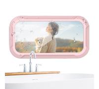 Rotating Wall Phone Mount TPU ABS PET Holder - Waterproof High Sensitive Touch Stand, Angle Adjustable Design | Perfect for Bathroom Bathtub Kitchen Mirror Swimming Pool Daily Viewing Support
