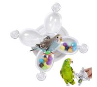 Rotating Wheel Chew Toy - Interactive Rotating Toy for Parrots, Chewing Activity and Distraction for Parakeets, Parakeets, Gabon Grey Cockatoos and Aras