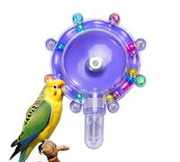 Rotating Wheel for Birds - Appealing Spin Game Exercise Toy Enrichment Activity Entertainment Device Stimulating Motion Action Bird Companion Equipment Outdoor Indoor