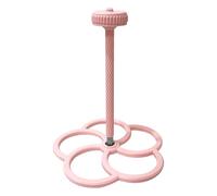 Rotating Windmill Bird Perch - Fun Parakeet Toy with Interactive, Cockatiel and Conure Entertainment with Safe Design, Small Medium Budgerigar and Canary Perches for Activity, Chewing, Play (Pink)