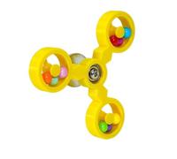 Rotating Windmill Toy with Ball for Lovebirds, Yellow