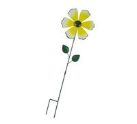 Rotating Winds Spinner Sculpture For Outdoor Decorations Easy Assembly Metal Garden Art Design Weather Resistant Metal Flower Decorations