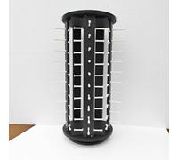 Rotating Wooden Eyeglasses Display Stand - Compact Countertop Organizer for Retail Stores and Home Collections