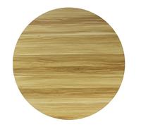 Rotating Wooden for Dining Table 20in 360° Swivel Serving Tray Round Serving Plate for Kitchen Table Elegant Brown Finish Perfect for Entertaining