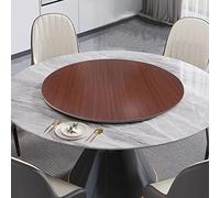 Rotating Wooden Tray 50 60 70cm Round Dining Table Lazy Susan with Silent Bearing Perfect for Serving and Entertaining Ideal for Dining Room and Kitchen (Color: A Size: 70cm)