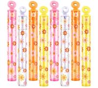 Rotatingpals 32 Pcs Hippie Daisy Themed Bubble Wands Party Favors