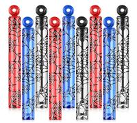 Rotatingpals 32 Pcs Spider Themed Bubble Wands Spider Bubbles Party Favors for Adult Summer Activity Birthday Gifts Carnival Goody Bag Stuffers Wedding Supplies