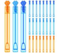 Rotatingpals 48 Pcs Dog Paw Print Bubble Wands for Kids Puppy Dog Bubble Wand Bulk for Birthday Gifts Easter Stuffers Birthday Party Favors Classroom Prizes Pinata Gifts